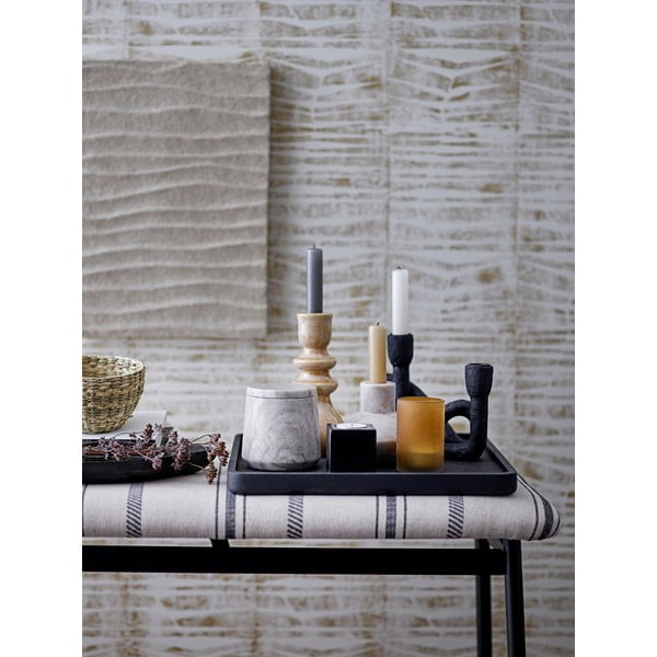 Čierny svietnik Bloomingville Mashel, výška 16,5 cm-image-2