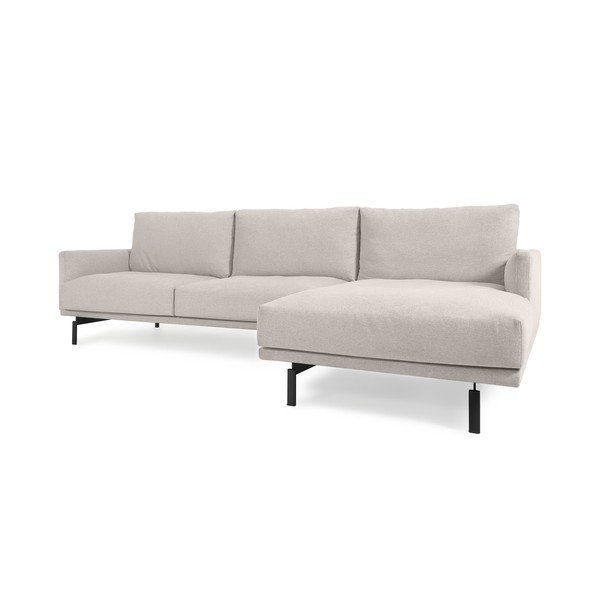 Béžová rohová pohovka Kave Home Galene, pravý roh, 254 cm-image-2