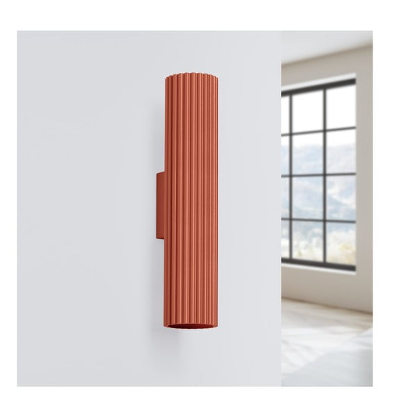 Nástenné svietidlo v tehlovej farbe Gleam – Sollux-image-2