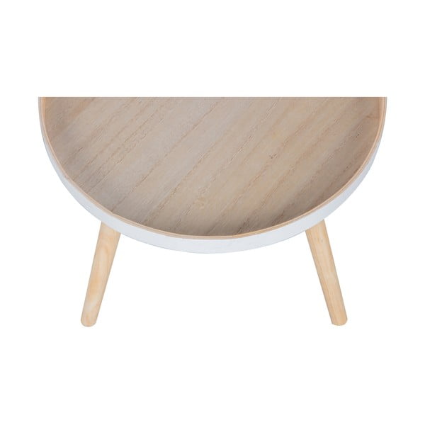 Odkladací stolík s bielym detailom WOOOD Sasha-image-4