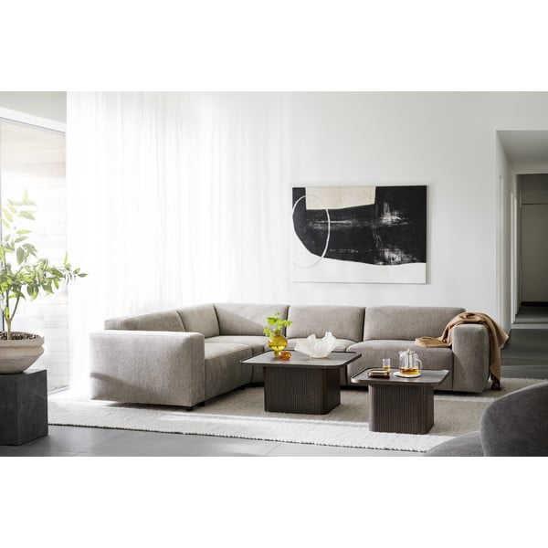 Tmavohnedý konferenčný stolík v dekore duba ø 60 cm Sullivan – Rowico-image-4