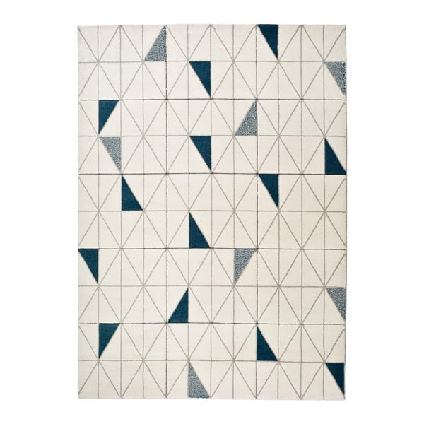 Biely koberec vhodný aj do exteriéru Universal Shuffle, 80 x 150 cm