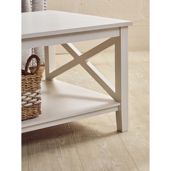 Biely konferenčný stolík 60x120 cm Heritage – Premier Housewares-image-2