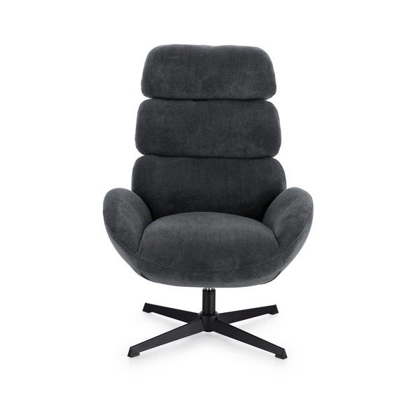 Čierne otočné kreslo Violante – Bizzotto-image-2