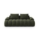 Zelená zamatová pohovka 200 cm Linz – Cosmopolitan Design