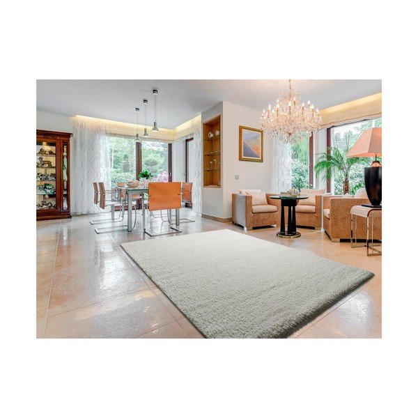 Biely koberec Universal Nairobi, 140 × 200 cm-image-1