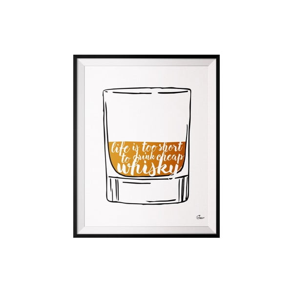 Plagát Whisky, 40x50 cm