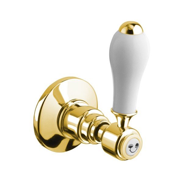 Podomietkový prepínač v zlatej farbe Antea – Sapho