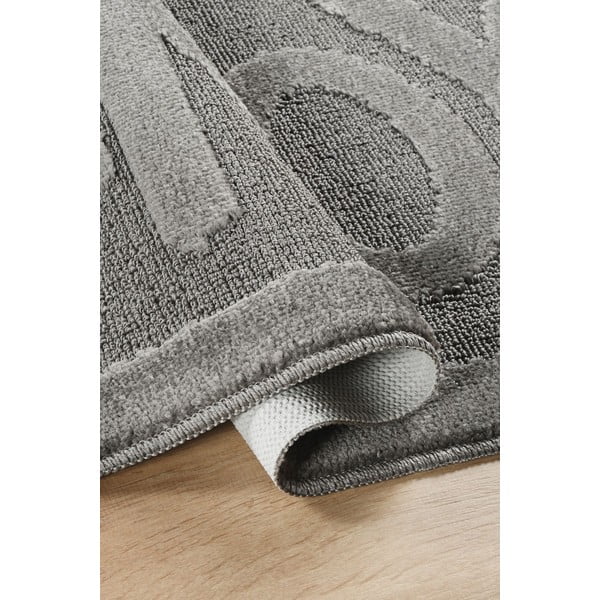 Antracitová kúpeľňová predložka 60x100 cm Enjoy – Foutastic-image-2