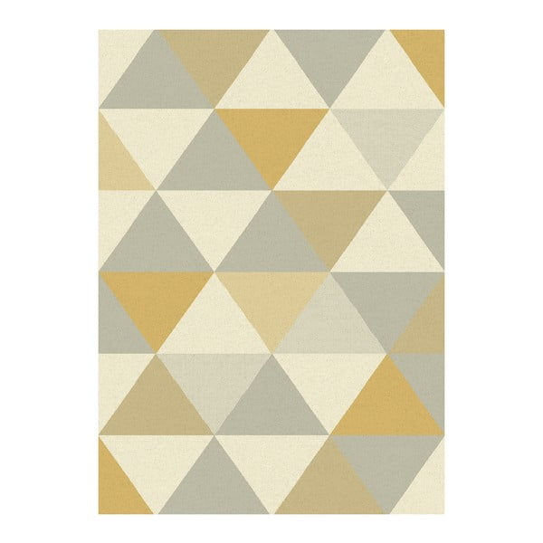 Koberec Asiatic Carpets Focus Triangles Ochre, 120x170 cm