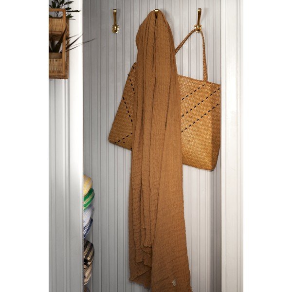 Béžový pléd na dvojlôžko 190x240 cm Reloved - JUNA-image-4