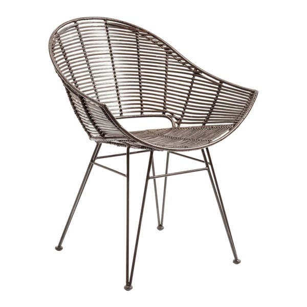 Ratanová stolička s opierkami na ruky Kare Design KoPhai
