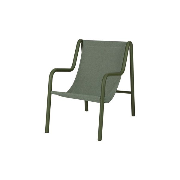 Zelené kovové záhradné kreslo Nokk – noo.ma