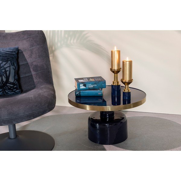 Kovový okrúhly odkladací stolík ø 60 cm Glam – Zuiver-image-1