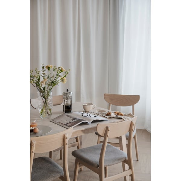Jedálenské stoličky v súprave 2 ks v prírodnej farbe Rodham - Rowico-image-1