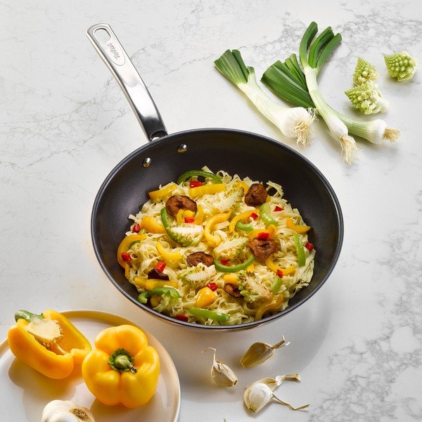 Wok antikoro panvica s nepriľnavým povrchom ø 28 cm Intuition B8171944 – Tefal-image-1