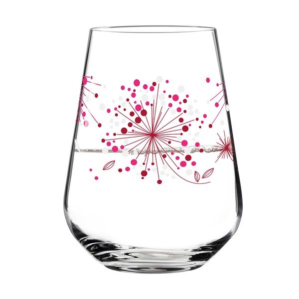 Pohár z krištáľového skla Ritzenhoff Veronique Jacquart Red, 540 ml