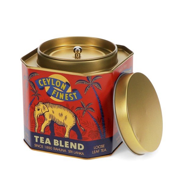 Kovová dóza na sypaný čaj Ceylon Finest – Rex London-image-2