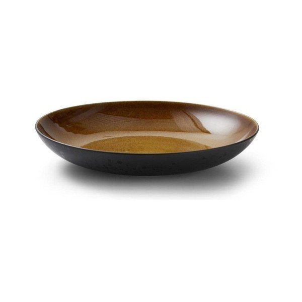 Čierna/jantárová kameninová misa ø 40 cm Gastro Black/Amber – Bitz