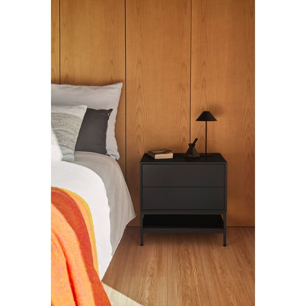 Čierny nočný stolík Platt – Teulat-image-1