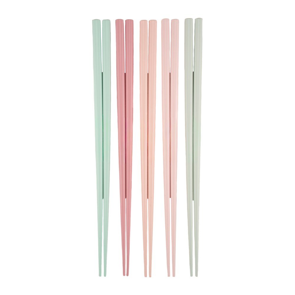 E-shop Bambusový príbor 5 ks pre 5 osôb Pastel – Sass & Belle