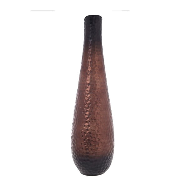 Hnedá keramická váza s metalickými odleskami InArt, výška 39 cm