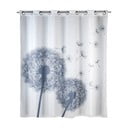 Biely sprchový záves s protiplesňovou povrchovou úpravou Wenko Dandelions, 180 × 200 cm