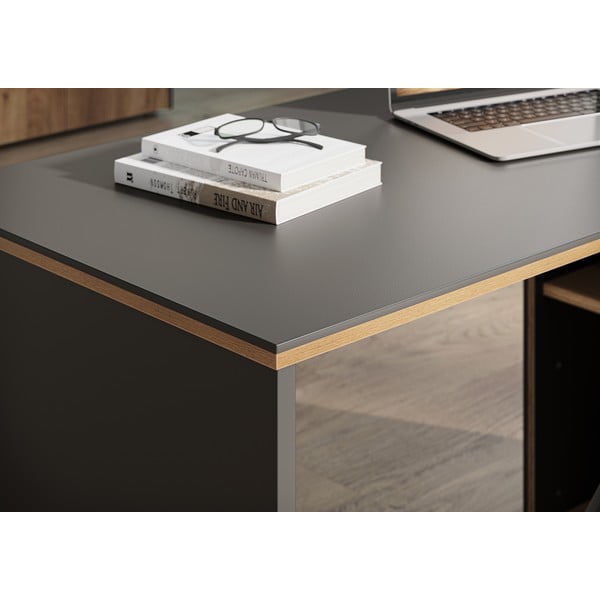 Rohový pracovný stôl 145x147 cm Podium – Germania-image-1