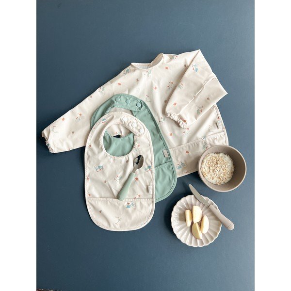 Béžové silikónové detské misky v súprave 2 ks ø 13,5 cm Earth – Cam Cam Copenhagen-image-2