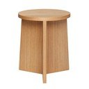 Stolička v dekore duba v prírodnej farbe Split – Hübsch