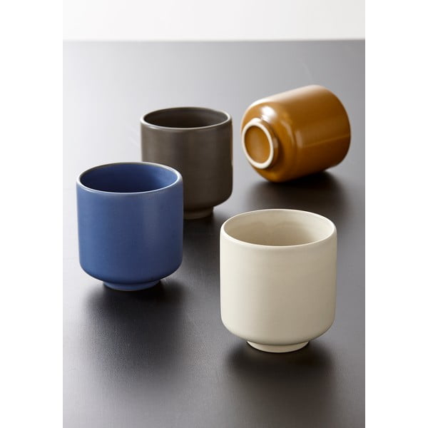 Béžový hrnček z kameniny 250 ml Cafe Kora – Ladelle-image-1