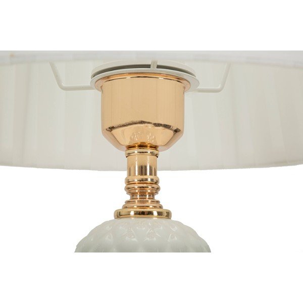 Biela stolová lampa s textilným tienidlom (výška 57 cm) Torre – Mauro Ferretti-image-4