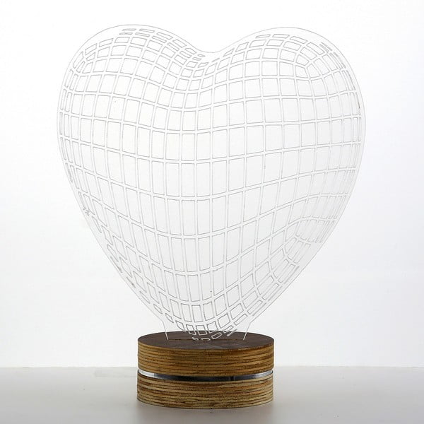 3D stolová lampa Heart-image-2
