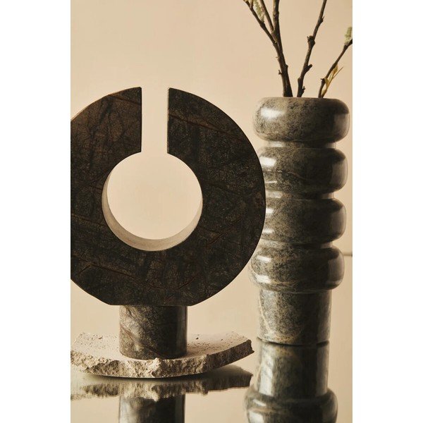 Zelená mramorová váza (výška  25 cm) Fazio – Premier Housewares-image-3