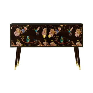 Komoda z masívneho borovicového dreva Velvet Atelier Au Cafe Golden Colibri