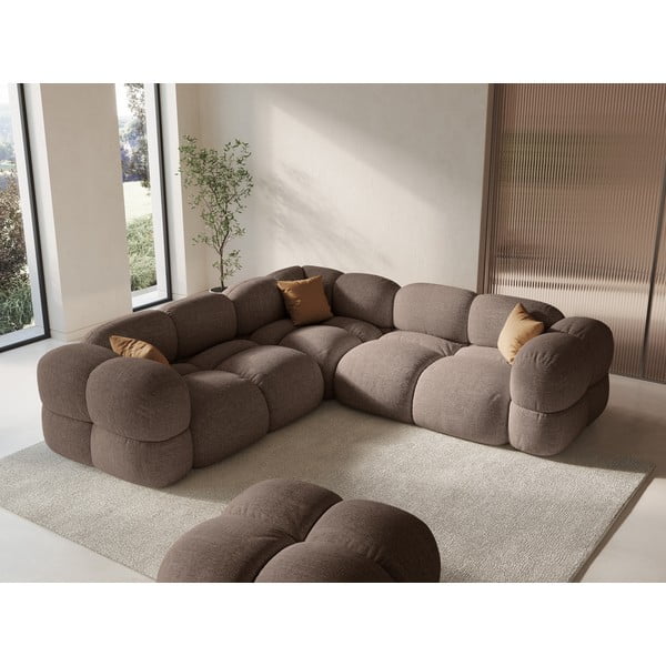 Hnedá rohová pohovka Loretto – Cosmopolitan Design-image-4