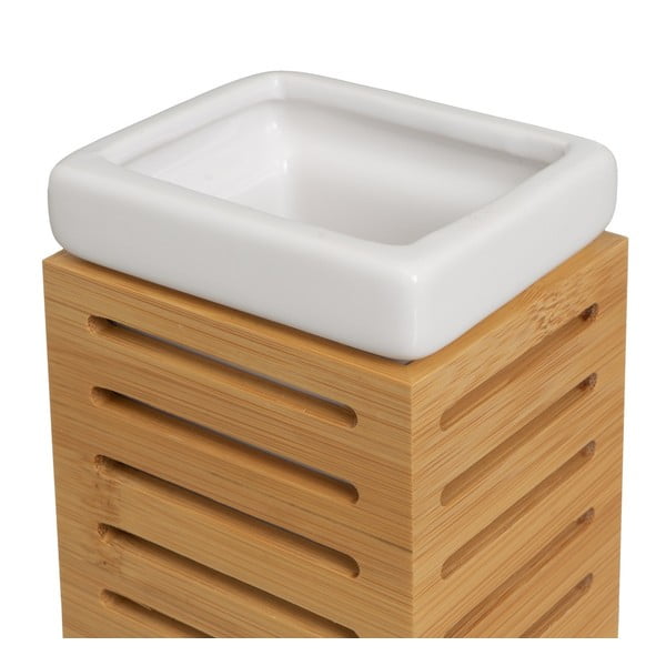 Bambusová súprava doplnkov do kúpeľne v prírodnej farbe – Casa Selección-image-2