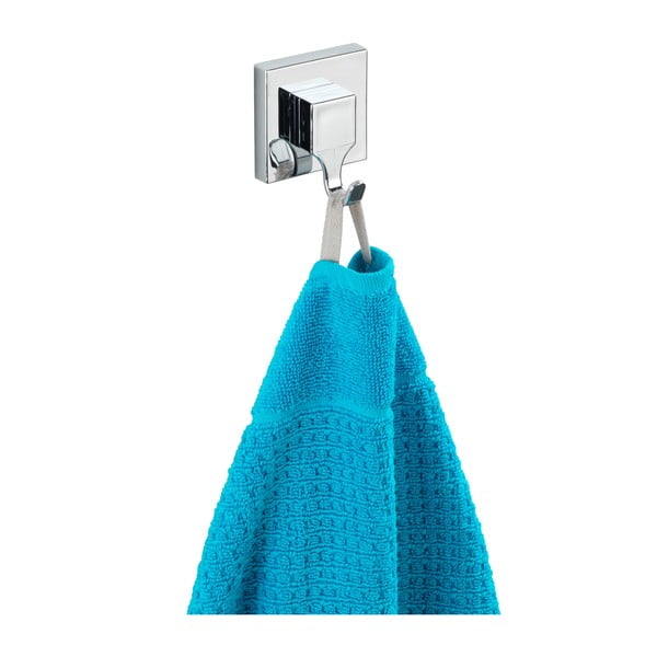 Samodržiace plastové háčiky v lesklo striebornej farbe v súprave 2 ks Genova – Wenko-image-3