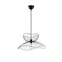 Čierne závesné svietidlo s kovovým tienidlom ø 50 cm Farac – Opviq lights