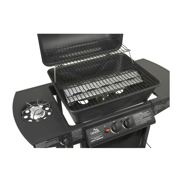 Pojazdný plynový gril Cattara Party Window 2+1-image-4