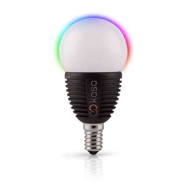 Šikovná LED žiarovka s možnosťou bluetooth ovládania Veho Kasa, E14