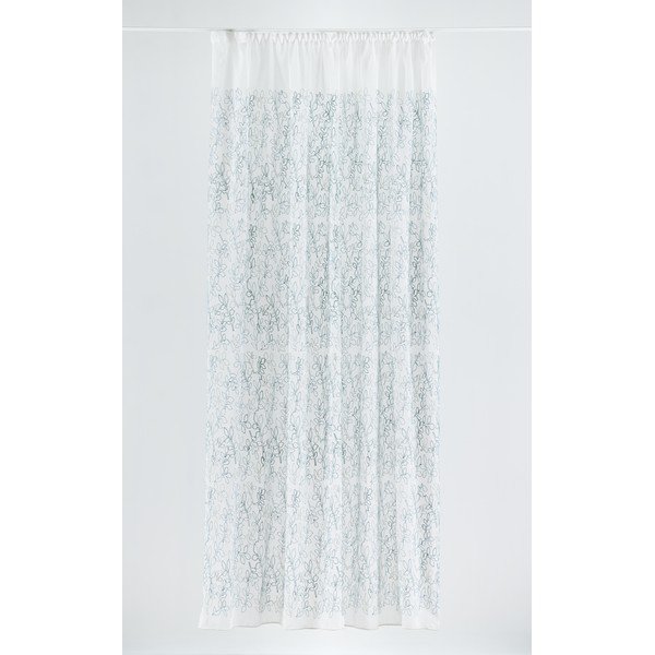Bielo-modrá záclona 300x260 cm Urma - Mendola Fabrics-image-3