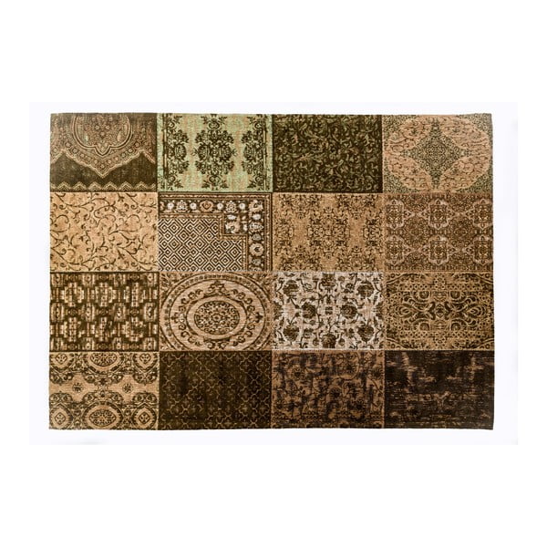 Hnedý koberec z bavlny Cotex Colorado, 140 × 200 cm