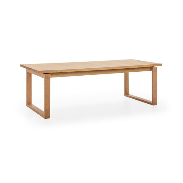 Jedálenský stôl s doskou v dubovom dekore 100x220 cm Rina – Marckeric