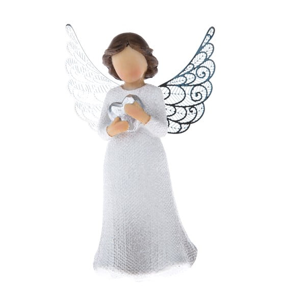 Soška anjela so srdcom Dakls, výška 12 cm