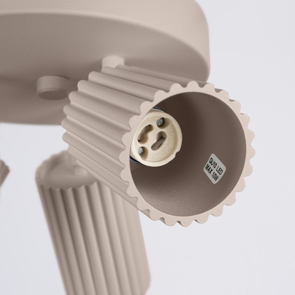 Taupe kovové bodové svietidlo Gleam – Sollux-image-4