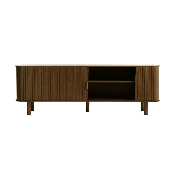 Hnedý TV stolík v dekore duba 56x160 cm Cavo – Unique Furniture-image-1