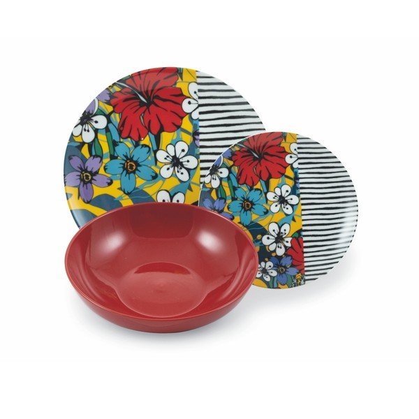 18-dielna sada farebného riadu z porcelánu a kameniny VDE Tivoli 1996 Caribbean Queen-image-4