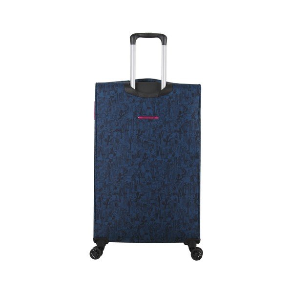 Modrý kufor na 4 kolieskach Lulucastagnette Teddy Bear, 71 l-image-2