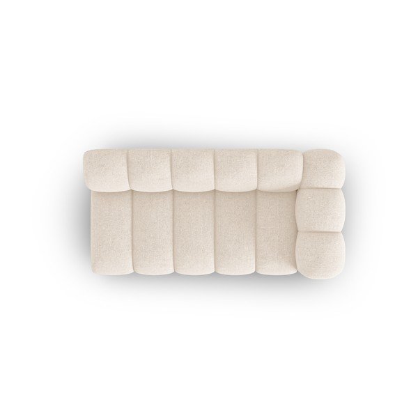 Krémovobiely modul pohovky (pravý roh) Lupine – Micadoni Home-image-3